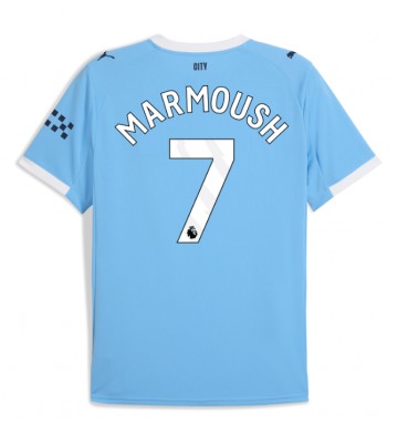 Manchester City Omar Marmoush #7 Hemmatröja 2025-26 Kortärmad